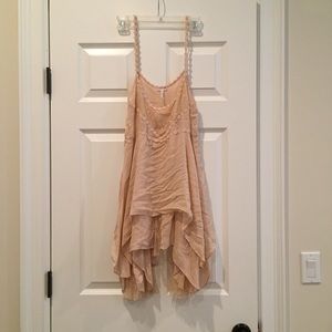Lace detailed Free People slip dress